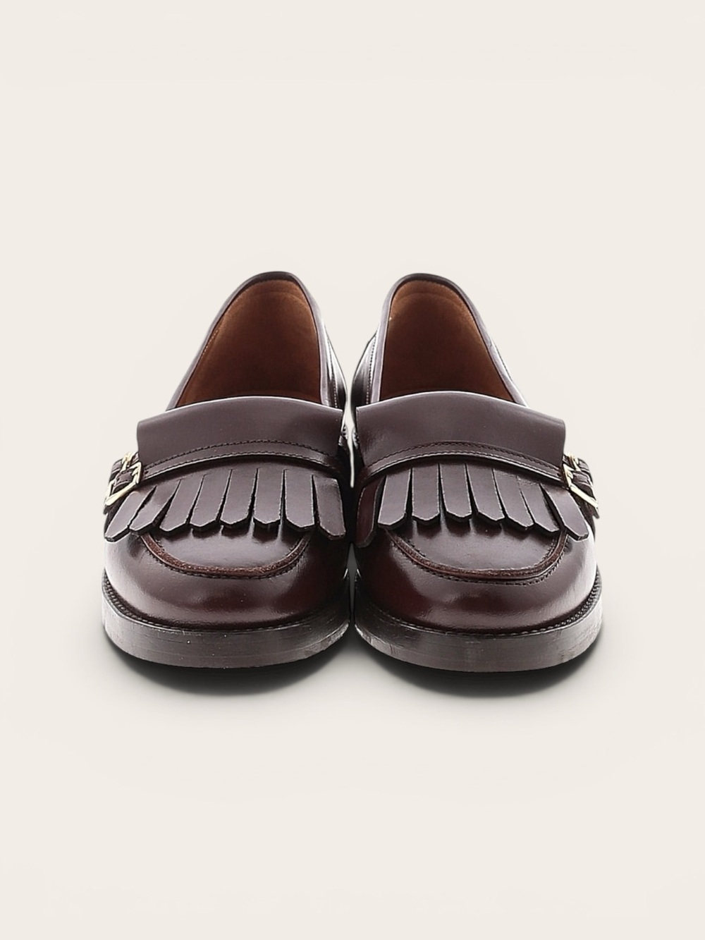 Sézane Joey Loafers in Glossy Chocolate FR 39 / US 8 - Picture 7 of 10